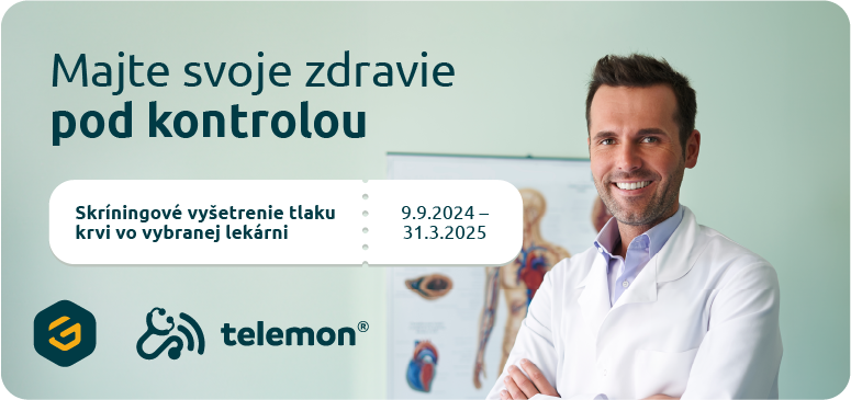 V snahe zvýšiť povedomie o prevencii a včasnej diagnostike hypertenzie vznikla iniciatíva "Majte svoje zdravie pod kontrolou". Tento projekt ponúka skríningové vyšetrenie krvného tlaku, službu telemon – vzdialený monitoring a konzultáciu s farmaceutom vo vybraných lekárňach po celom Slovensku. Cieľom projektu je odhaliť skryté ochorenia u ľudí, ktorí zatiaľ nemajú žiadne príznaky a zabrániť tomu, aby neodhalený vyšší krvný tlak v budúcnosti ticho poškodzoval ich zdravie. Bezplatný skríning krvného tlaku môžete využiť vo vybraných lekárňach už od septembra do 31. októbra 2024. Celá služba bude dostupná až do 31. marca 2025.