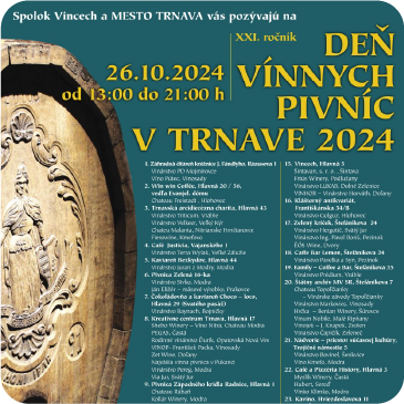 dni vínnych pivníc v trnave 2024